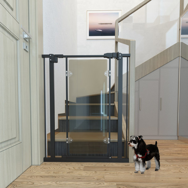 Pawhut Safety Wall Mounted Pet Gate Wayfair.co.uk